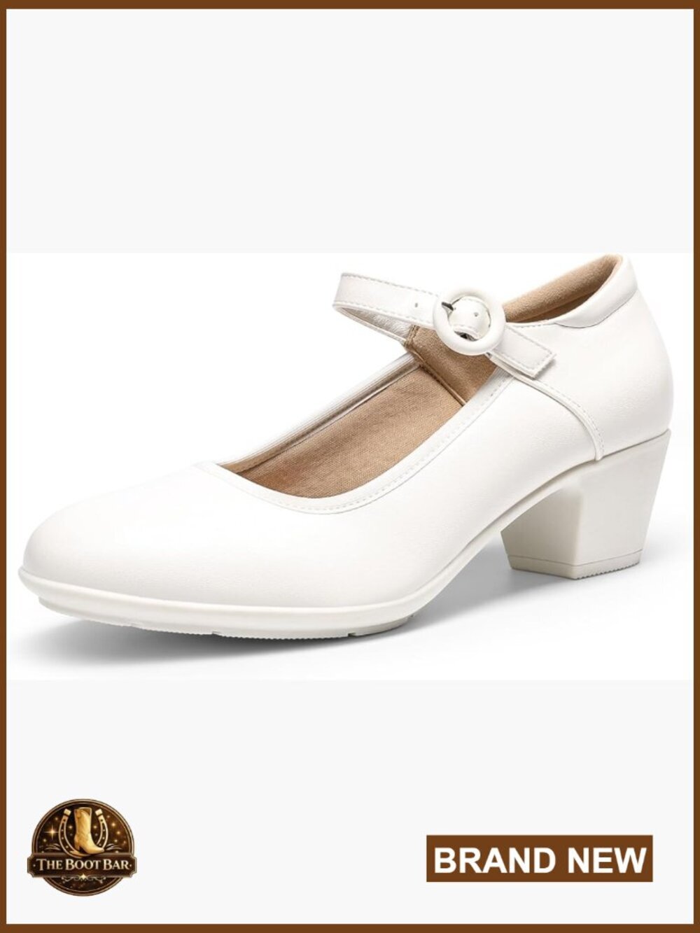 Closed Toe Chunky Heel Mary Jane Pumps Women Dress Shoes